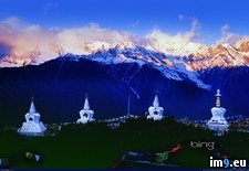 Tags: autonomous, china, diqing, meili, mountain, peaks, prefecture, province, representing, snow, stupas, tibetan, yunnan (Pict. in Bing Photos November 2012)