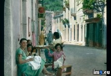 Tags: girls, scene, sewing, street, taormina, women (Pict. in Branson DeCou Stock Images)