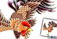 Tags: design, rooster, tattoo (Pict. in Tattoo Flash)