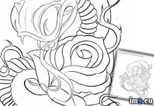 Tags: design, rose, snake, tattoo (Pict. in Snake Tattoos)