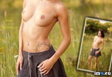 Tags: brunette, meadow, topless (Pict. in Strictly Topless)