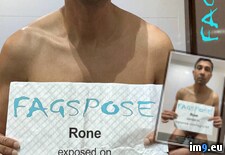 Tags: bangalore, exposed, fag, fagspose, gay, india, rone, whore (Pict. in Rone from Bangalore India exposed by Fagspose Light with fag-id L102)