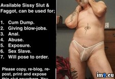 Tags:  (Pict. in Gay Faggot Sissy Exposure)
