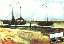 Tags: beach, calm, scheveningen, weather (Pict. in Vincent van Gogh - 1881-83 Earliest Paintings)