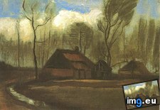 Tags: farmhouses, trees (Pict. in Vincent van Gogh - 1881-83 Earliest Paintings)
