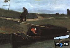 Tags: boat, figures, peat, two (Pict. in Vincent van Gogh - 1881-83 Earliest Paintings)