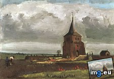 Tags: old, tower, nuenen, ploughman, art, gogh, painting, paintings, van, vincent, architecture, antwerp (Pict. in Vincent van Gogh Paintings - 1883-86 Nuenen and Antwerp)