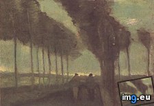 Tags: country, figures, lane, two (Pict. in Vincent van Gogh Paintings - 1883-86 Nuenen and Antwerp)