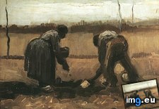 Tags: peasant, woman, planting, potatoes, art, gogh, painting, paintings, van, vincent, architecture, antwerp (Pict. in Vincent van Gogh Paintings - 1883-86 Nuenen and Antwerp)