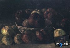 Tags: apples, basket, life (Pict. in Vincent van Gogh Paintings - 1883-86 Nuenen and Antwerp)