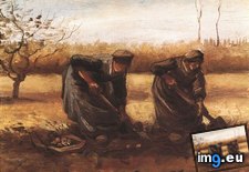 Tags: two, peasant, women, digging, potatoes, art, gogh, painting, paintings, van, vincent, architecture, antwerp (Pict. in Vincent van Gogh Paintings - 1883-86 Nuenen and Antwerp)