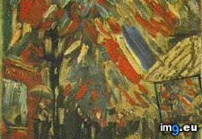 Tags: celebration, fourteenth, paris (Pict. in Vincent van Gogh Paintings - 1886-88 Paris)
