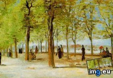 Tags: lane, jardin, luxembourg, art, gogh, painting, paintings, van, vincent, vincentvangogh, paris (Pict. in Vincent van Gogh Paintings - 1886-88 Paris)