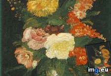 Tags: vase, asters, salvia, flowers, art, gogh, painting, paintings, van, vincent, vincentvangogh, paris (Pict. in Vincent van Gogh Paintings - 1886-88 Paris)