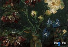 Tags: vase, peonies, art, gogh, painting, paintings, van, vincent, vincentvangogh, paris (Pict. in Vincent van Gogh Paintings - 1886-88 Paris)