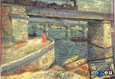 Tags: bridges, seine, asnieres, art, gogh, painting, paintings, van, vincent, vincentvangogh, paris (Pict. in Vincent van Gogh Paintings - 1886-88 Paris)