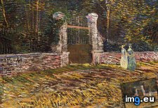 Tags: entrance, voyer, argenson, park, asnieres, art, gogh, painting, paintings, van, vincent, vincentvangogh, paris, asni, res (Pict. in Vincent van Gogh Paintings - 1886-88 Paris)
