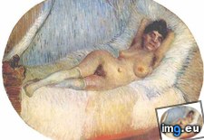 Tags: nude, woman, bed, art, gogh, painting, paintings, van, vincent, vincentvangogh, paris (Pict. in Vincent van Gogh Paintings - 1886-88 Paris)