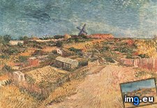 Tags: butte, gardens, montmartre, vegetable (Pict. in Vincent van Gogh Paintings - 1886-88 Paris)