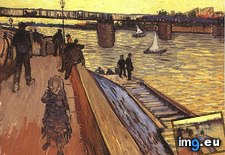 Tags: bridge, trinquetaille, art, gogh, painting, paintings, van, vincent (Pict. in Vincent van Gogh Paintings - 1888-89 Arles)