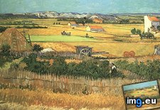 Tags: harvest, crau, montmajour, art, gogh, painting, paintings, van, vincent (Pict. in Vincent van Gogh Paintings - 1888-89 Arles)