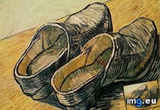 Tags: clogs, leather, pair (Pict. in Vincent van Gogh Paintings - 1888-89 Arles)