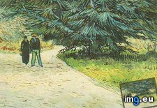 Tags: public, garden, couple, blue, fir, tree, poet, iii, art, gogh, painting, paintings, van, vincent (Pict. in Vincent van Gogh Paintings - 1888-89 Arles)