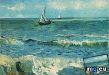 Tags: seascape, saintes, maries, art, gogh, painting, paintings, van, vincent (Pict. in Vincent van Gogh Paintings - 1888-89 Arles)