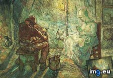 Tags: evening, watch, millet, art, gogh, painting, paintings, van, vincent (Pict. in Vincent van Gogh Paintings - 1889-90 Saint-Rémy)
