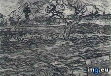 Tags: landscape, mountains, olive, tree (Pict. in Vincent van Gogh Paintings - 1889-90 Saint-Rémy)