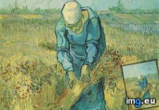 Tags: peasant, woman, binding, sheaves, millet, art, gogh, painting, paintings, van, vincent (Pict. in Vincent van Gogh Paintings - 1889-90 Saint-Rémy)