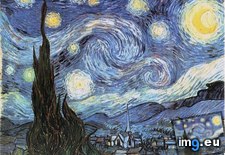 Tags: night, starry (Pict. in Vincent van Gogh Paintings - 1889-90 Saint-Rémy)