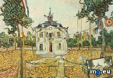 Tags: auvers, town, hall, july, art, gogh, painting, paintings, van, vincent (Pict. in Vincent van Gogh Paintings - 1890 Auvers-sur-Oise)