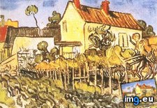 Tags: house, pere, art, gogh, painting, paintings, van, vincent (Pict. in Vincent van Gogh Paintings - 1890 Auvers-sur-Oise)