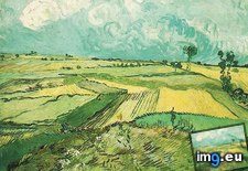 Tags: auvers, clouded, fields, sky, wheat (Pict. in Vincent van Gogh Paintings - 1890 Auvers-sur-Oise)