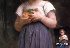 Tags: adolphe, bouguereau, dans, des, fille, les, mains, petite, pommes, tenant (Pict. in William Adolphe Bouguereau paintings (1825-1905))