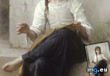 (1898) La Couturiere - William Adolphe Bouguereau (#Art #Painting #Paintings #William #Bouguereau #Adolphe) - 316 KB Tags: william, adolphe, bouguereau, art, painting, paintings (Pict. in William Adolphe Bouguereau paintings (1825-1905))
