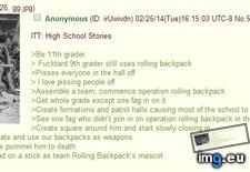 Tags: 4chan, anon, backpack, buys, rolling (Pict. in My r/4CHAN favs)