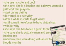 Tags: 4chan, anon, lesbian, meets (Pict. in My r/4CHAN favs)