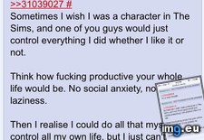 Tags: 4chan, anon, plays, sims (Pict. in My r/4CHAN favs)