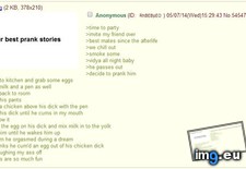 Tags: 4chan, anon, friend, pranks (Pict. in My r/4CHAN favs)