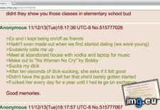Tags: 4chan, anon, experience, sexual (Pict. in My r/4CHAN favs)