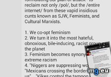 Tags: 4chan, anon, destroy, feminism, plan (Pict. in My r/4CHAN favs)