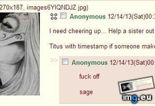 Tags: 4chan, kindness (Pict. in My r/4CHAN favs)