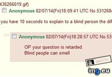 Tags: 4chan, blind, niggers, people (Pict. in My r/4CHAN favs)