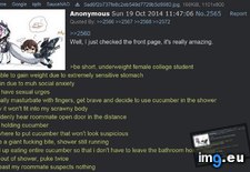 Tags: 4chan, cucumber, femanon, masturbating (Pict. in My r/4CHAN favs)