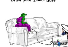 Tags: 4chan, draws, gamer, pose (Pict. in My r/4CHAN favs)