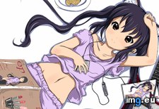 Tags: 1920x1080, animal, anime, azusa, book, ears, guitar, headphones, moto2992, nakano, twintails, wallpaper, white (Pict. in Anime Wallpapers 1920x1080 (HD manga))