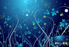 Tags: abstract, blue, flower, vector (Pict. in 1920x1200 wallpapers HD)
