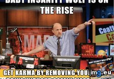 Tags: baby, insane, insanity, karma, mad, memes, wolf (Pict. in My r/ADVICEANIMALS favs)